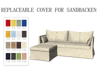 Replaceable Sofa Covers for Sandbacken,sofa Covers,sandbacken Sofa