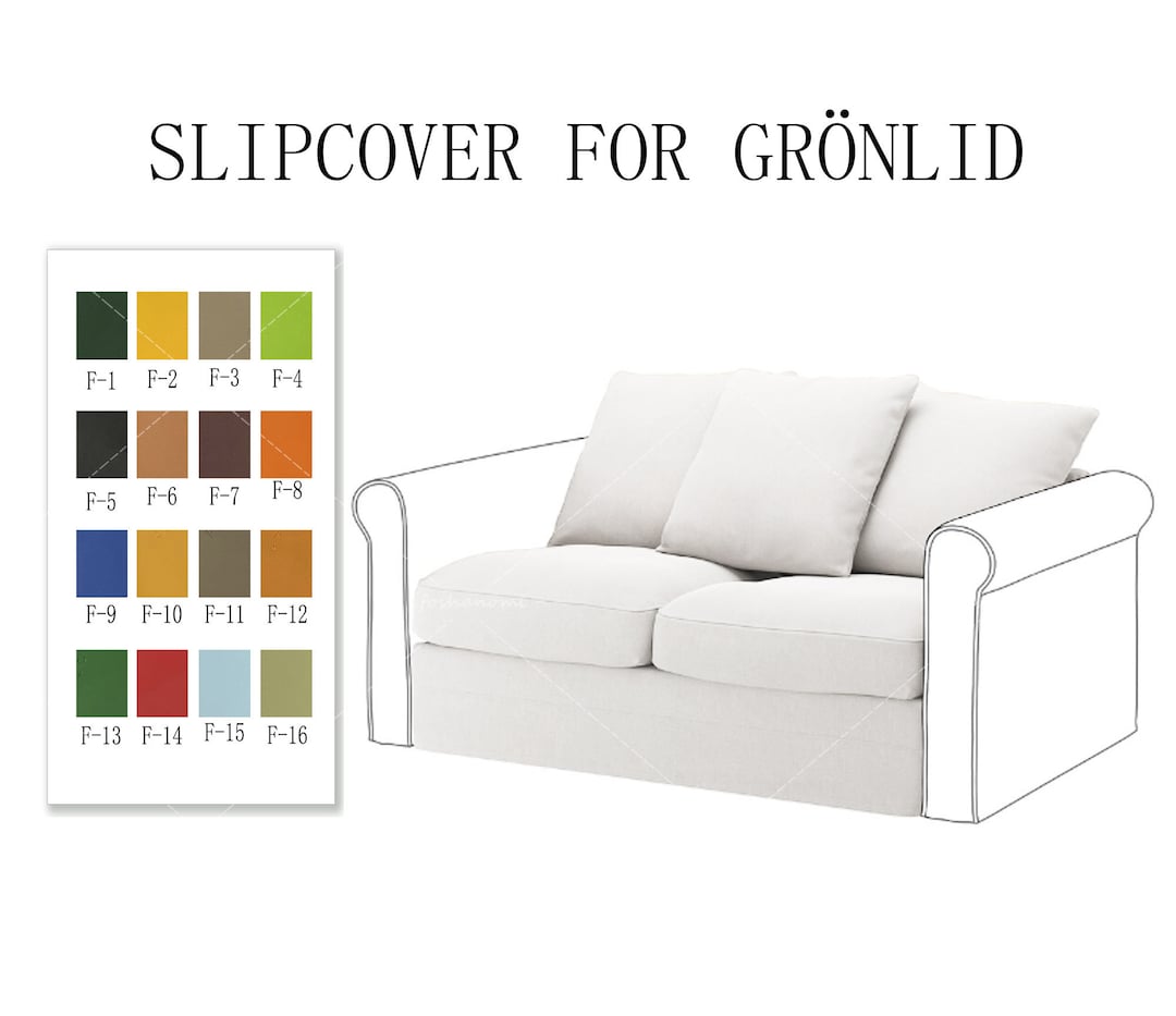 Replaceable Sofa Covers for GRÖNLID 2 Seats Section,sofa Covers,grÖnlid