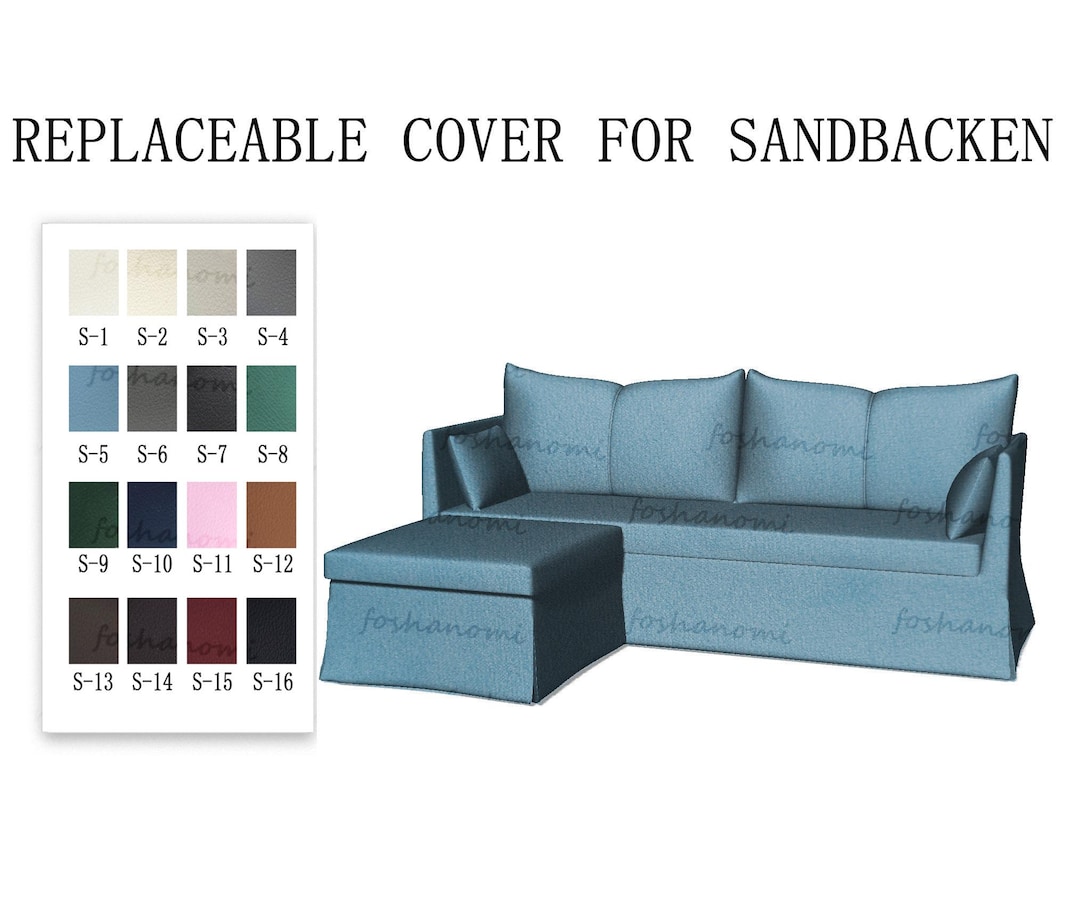 Replaceable Sofa Covers for Sandbacken,sofa Covers,sandbacken Sofa  Cover,cover for Sandbacken Sofa,couch Covers for Sandbacken,sofa Cover  Hong