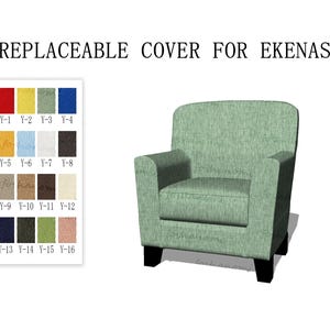 Replaceable Sofa Covers For EKENÄS(footstool,Armchair),Sofa covers,Ekenas sofa cover,sofa cover for Ekenas,Couch cover for Ekenas,sofa cover
