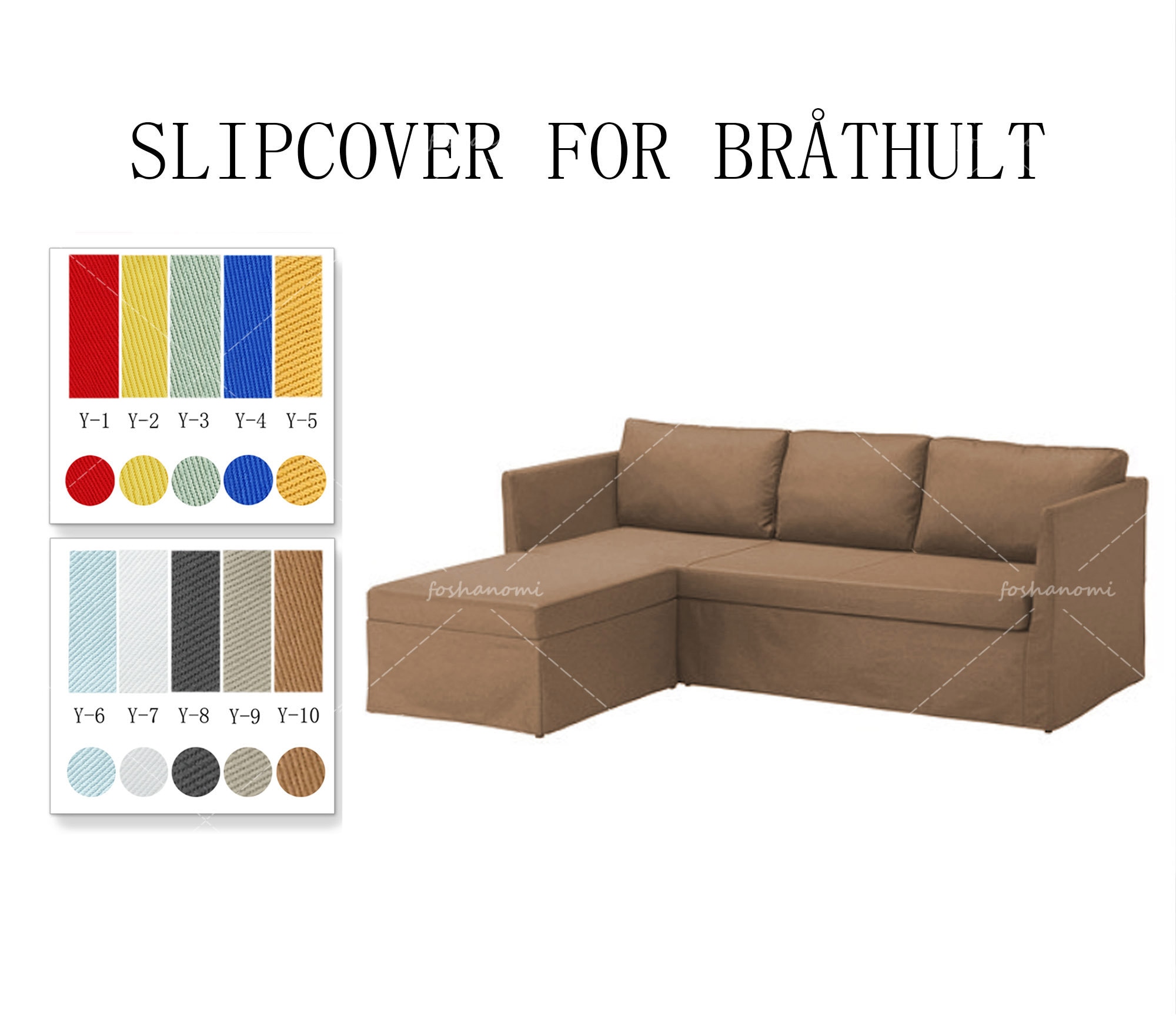 Replaceable Sofa Covers for IKEA BR THULT IKEA Sofa Covers