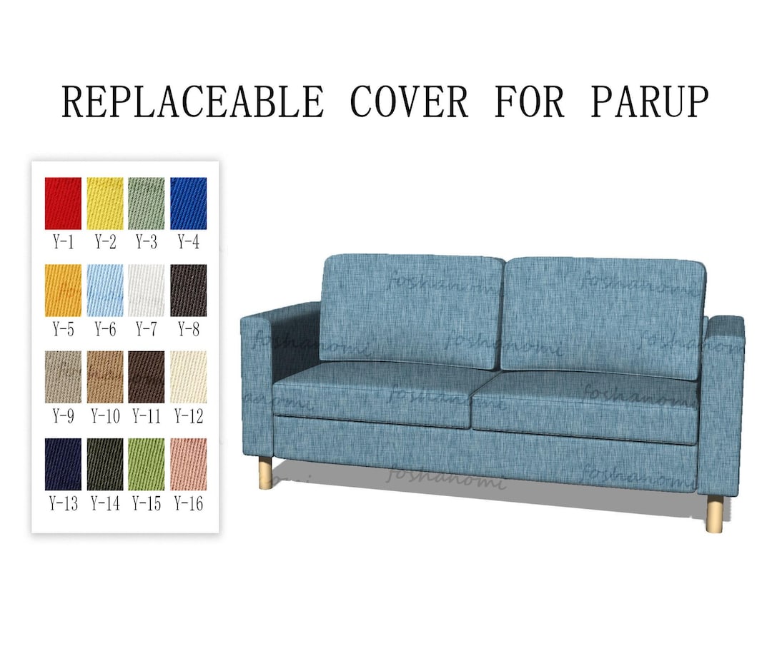 IKEA PÄRUP ペルプ ソファーカバー 3人掛け用 ソファカバー PÄRUP(3人掛け)用交換可能ソファカバー、PÄRUPスリップカバー、快適