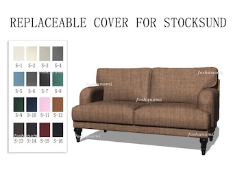 Stocksund 2人掛けソファ (幅154 cm) カバー、IKEA Stocksund ソファ