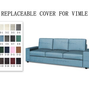 Replaceable Sofa Covers For VIMLE(3 Seats,3 Seats bed),Sofa covers for Vimle,Vimle sofa covers,sofa cover for Vimle,sofa covers,couch cover