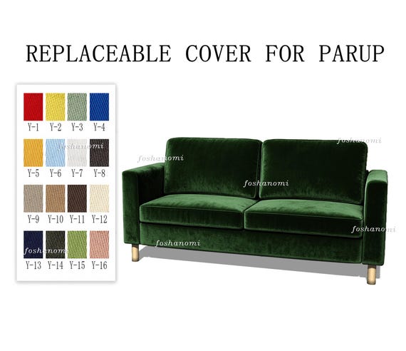 IKEA PÄRUP ペルプ ソファーカバー 3人掛け用 ソファカバー PÄRUP(3人掛け)用交換可能ソファカバー、PÄRUPスリップカバー、快適