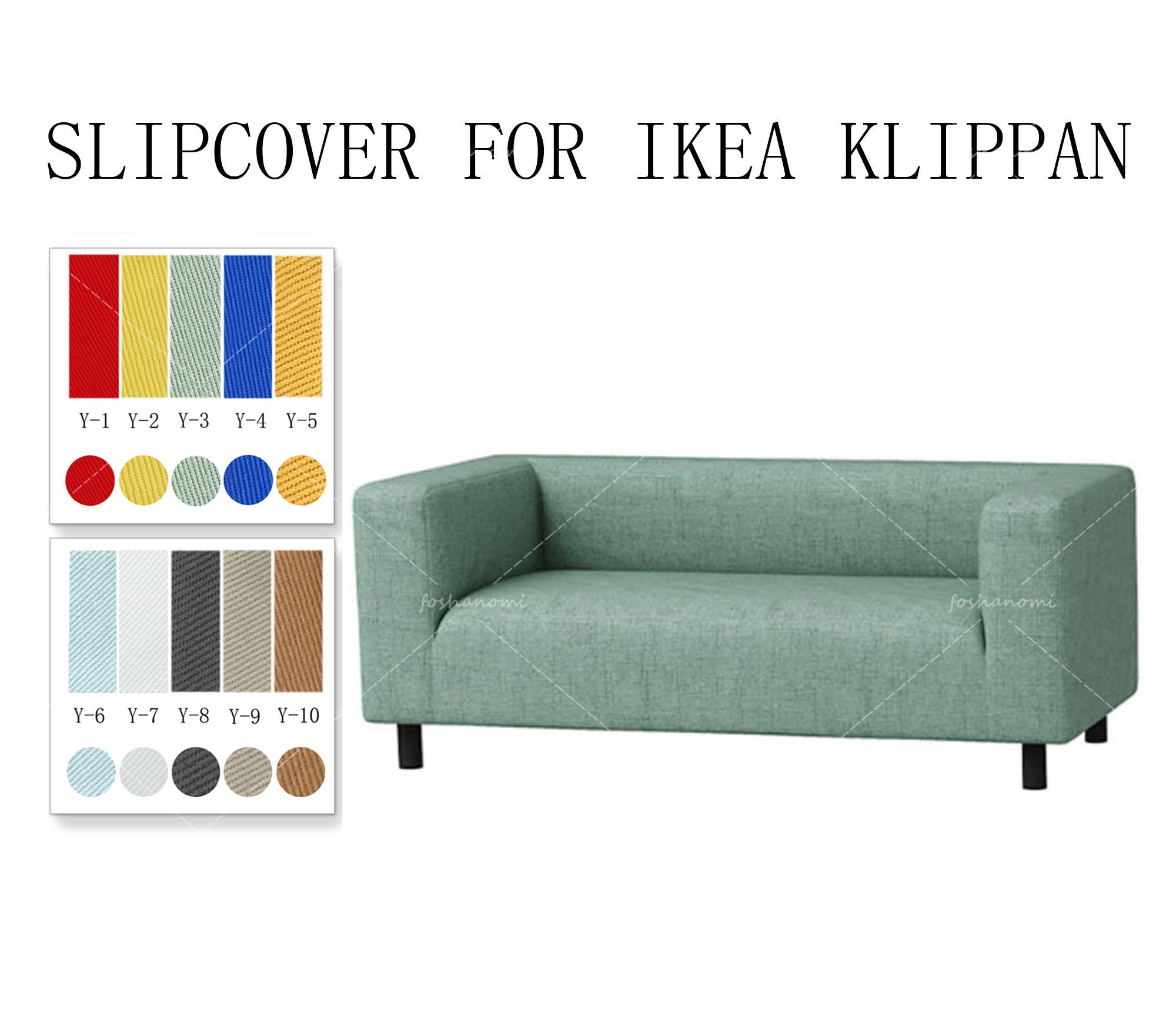 Ikea klippan 2024 sofa cover