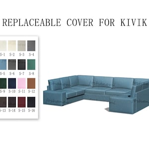 Austauschbare Sofabezüge für Kivik, Kivik Sofabezüge, Kivik Sofabezüge, Bezüge für Kivik Sofa, Bezug für Kivik, Sofabezüge, Couchbezug Für Kivik