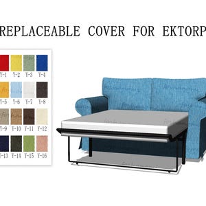 Replaceable Sofa Covers For EKTORP(2 Seats bed),Sofa Covers,Ektorp sofa covers,sofa covers for Ektorp,couch covers for Ektorp,couch covers