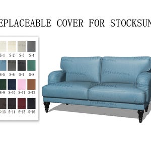 Amazon｜【IKEA/イケア】STOCKSUND 2人掛け用ソファカバー