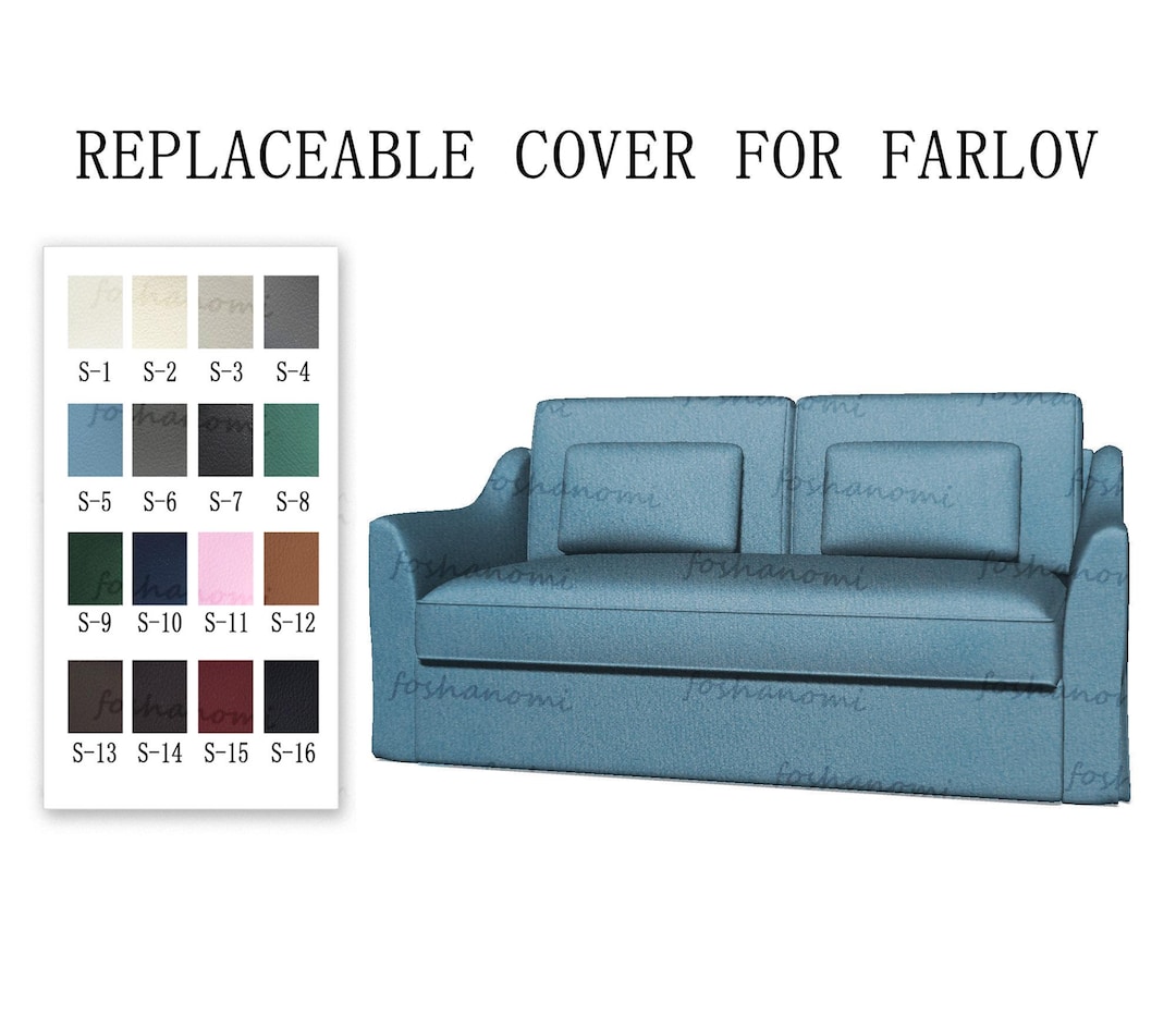 Seater Sofa Cover Farlov Seater Custom Slipcover For IKEA Farlov