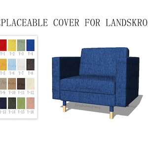 Replaceable Sofa Covers For LANDSKRONA(1 Seat),Sofa covers,LANDSKRONA sofa covers,Sofa covers for Landskrona,Couch Covers for Landskrona