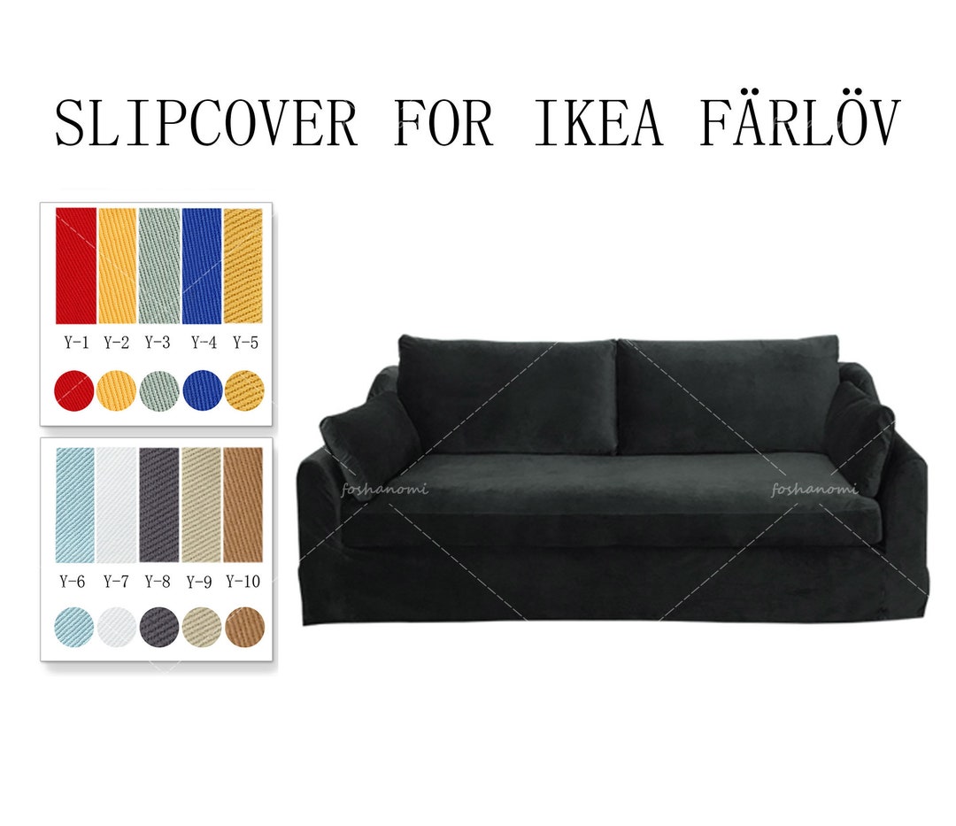 Replaceable Sofa Covers for IKEA FÄRLÖV3 Seatsikea Sofa Etsy