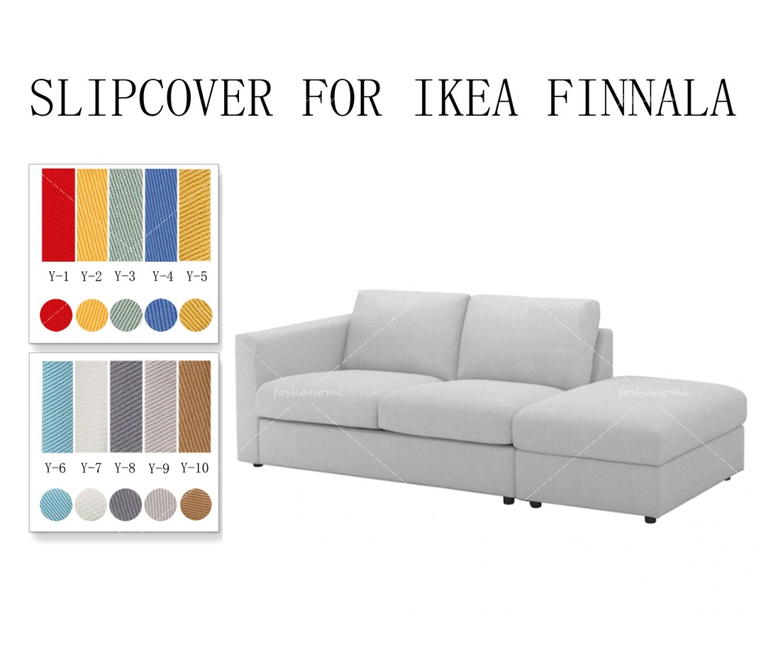 Replaceable Sofa Covers for IKEA FINNALA 3 Seats With One Etsy