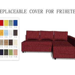 Replaceable Sofa Covers For FRIHETEN(2 Seats Bed+Chaise),Sofa cover,Friheten sofa covers,couch covers for Friheten,sofa cover for Friheten