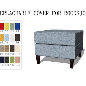Replaceable Sofa Covers For ROCKSJON(footstool),Rocksjon sofa cover,sofa cover for Rocksjon,couch cover for Rocksjon,Sofa Covers,couch cover