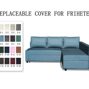 現地受取friheten カバー有　一部生地紛失　19800→16800値下げ Snug Fit Friheten Slipcover for The IKEA Friheten with