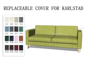 Replaceable Sofa Covers For KARLSTAD(2 Seats,3 Seats),Sofa cover,Slipcover,500 + fabric color options