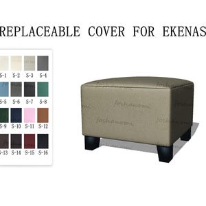 Replaceable Sofa Covers For EKENÄS(footstool),Sofa covers,Ekenas sofa cover,sofa cover for Ekenas,Couch cover for Ekenas,Ekenas sofa cover