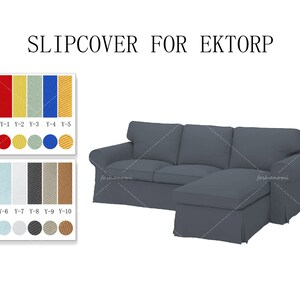 Replaceable Sofa Covers For EKTORP(3 Seats With Chaise /2 Seats+Chaise),Sofa Cover,Ektorp sofa covers,sofa covers for Ektorp,couch covers