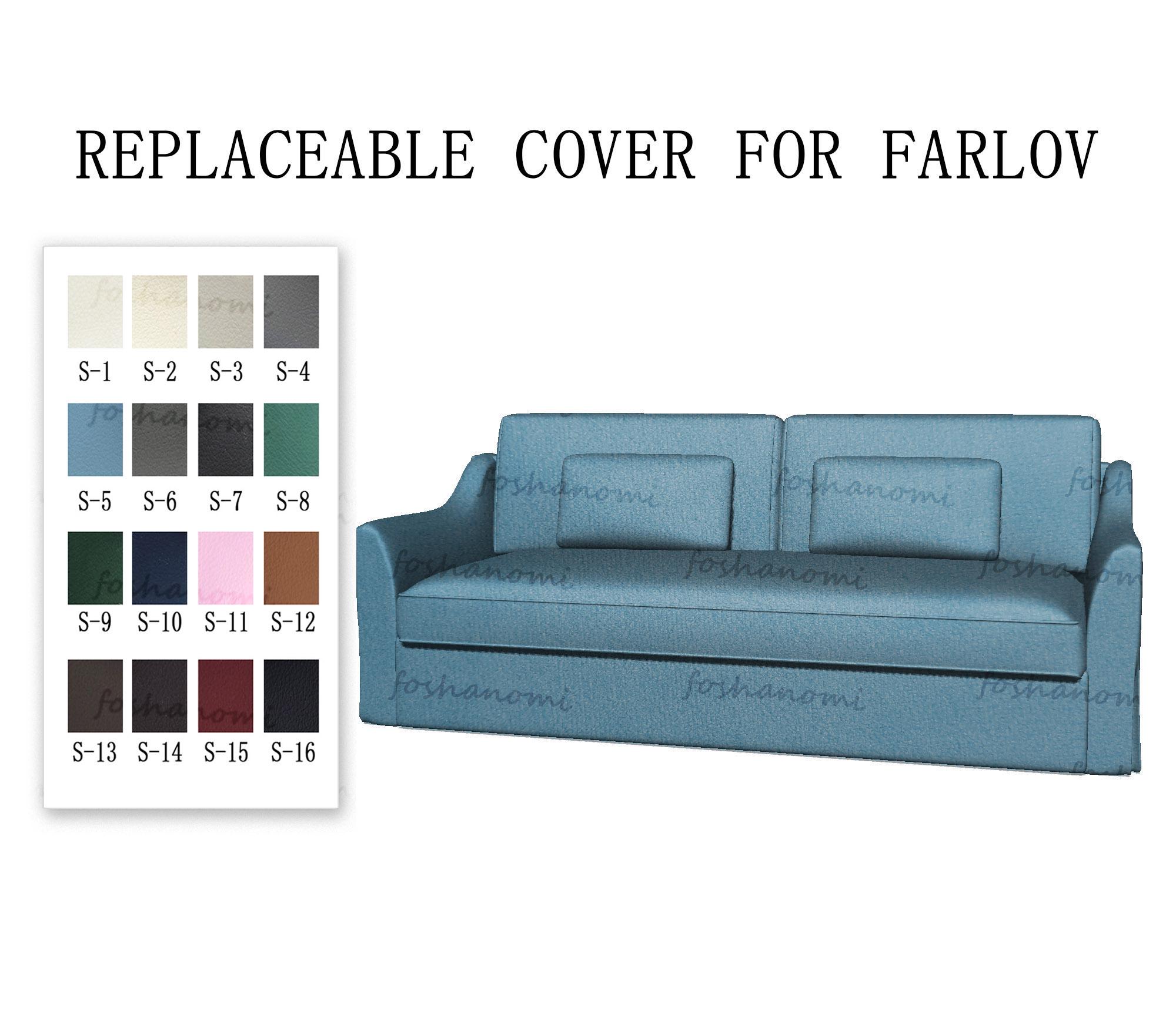 Replaceable Sofa Covers For FÄRLÖV(3 Seats,2 Seats,1 Seat,Footstool),Sofa  covers,FÄRLÖV sofa covers,sofa cover for Farlov,Farlov Couch cover