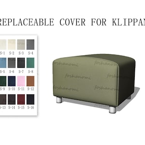 Replaceable Sofa Covers For KLIPPAN,Sofa covers,KLIPPAN couch covers,Sofa covers for Klippan,sofa covers footstool,couch covers for Klippan