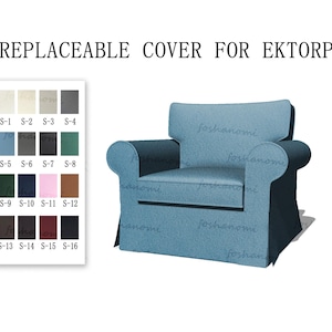 Replaceable Sofa Covers For EKTORP(1 Seat),Sofa cover,Ektorp sofa covers,sofa cover for Ektorp,couch covers for Ektorp,Sofa covers