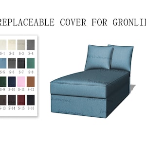 Replaceable Sofa Covers For GRÖNLID Chaise Section,Sofa covers,GRÖNLID sofa covers,sofa cover for Gronlid,Couch cover for Gronlid,Sofa cover