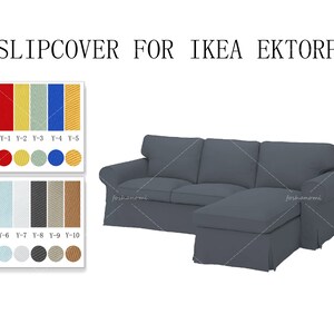Replaceable Sofa Covers For IKEA EKTORP(3 Seats With Chaise /2 Seats+Chaise),IKEA Sofa Cover,Ektorp sofa covers,sofa covers for Ektorp