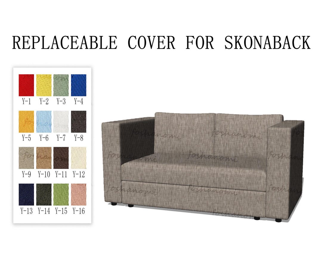 Buy Replaceable Sofa Cover for SKONABACK(2 Seats Bed),skonaback