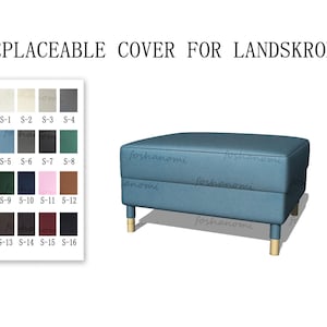 Replaceable Sofa Covers For LANDSKRONA(Footstool),Sofa covers,LANDSKRONA sofa covers,sofa covers for Landskrona,Landskrona Couch covers