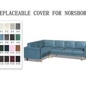 Replaceable Sofa Covers For Model of NORSBORG,Norsborg Couch cover,Norsborg sofa cover,covers for Norsborg sofa,Slipcovers For Norsborg sofa