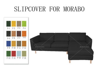 Replaceable Sofa Covers For MORABO Sofa 2 Seats+Chaise covers,Sofa covers,Morabo sofa covers,sofa covers for Morabo,Couch covers for Morabo