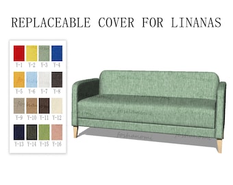 Replaceable Sofa Covers For LINANÄS(3 Seats),Sofa covers,LINANÄS sofa covers,sofa covers for Linanas,Couch covers for Linanas,Couch covers