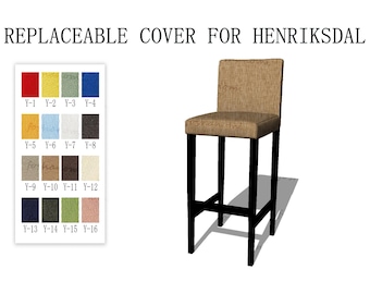Replaceable Sofa Covers For HENRIKSDAL Bar Chair,Sofa covers,henriksdal sofa covers,Sofa cover for henriksdal,Couch covers for henriksdal