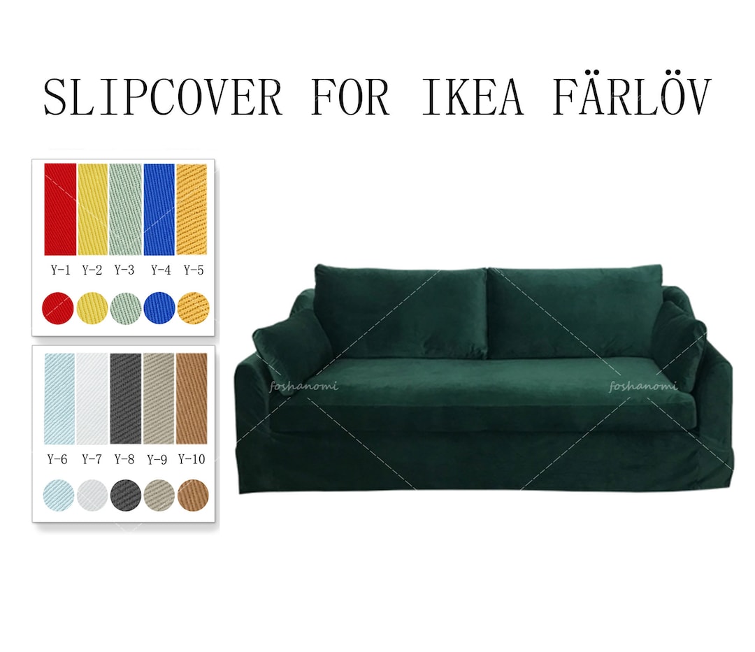 Replaceable Sofa Covers for IKEA FÄRLÖV3 Seats,2 Seats,1 Seat,footstool