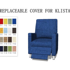 Replaceable Sofa Covers For KLISTA(Armchair),Sofa covers,Klista Armchair covers,covers for Klista chair,Couch cover for Klista,Couch covers