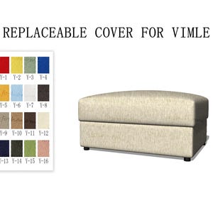 Replaceable Sofa Covers For VIMLE(Footstool),Sofa cover,Vimle sofa covers,sofa cover for Vimle,couch cover for Vimle,sofa covers,couch cover
