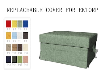 Replaceable Sofa Covers For EKTORP(footstool),Sofa covers,Ektorp sofa covers,Ottoman cover for Ektorp,Couch covers for Ektorp,sofa cover