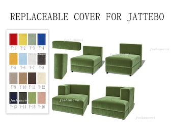 Replaceable Sofa Covers For JÄTTEBO,Sofa cover,Jattebo Slipcover,500 + fabric color options