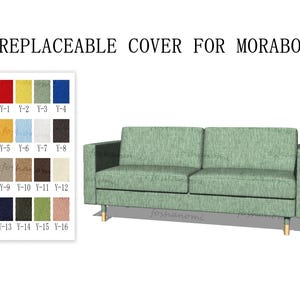 Replaceable Sofa Covers For MORABO Sofa(3 Seats,Sleeper sofa)Sofa covers,Morabo sofa covers,sofa covers for Morabo,Couch covers for Morabo