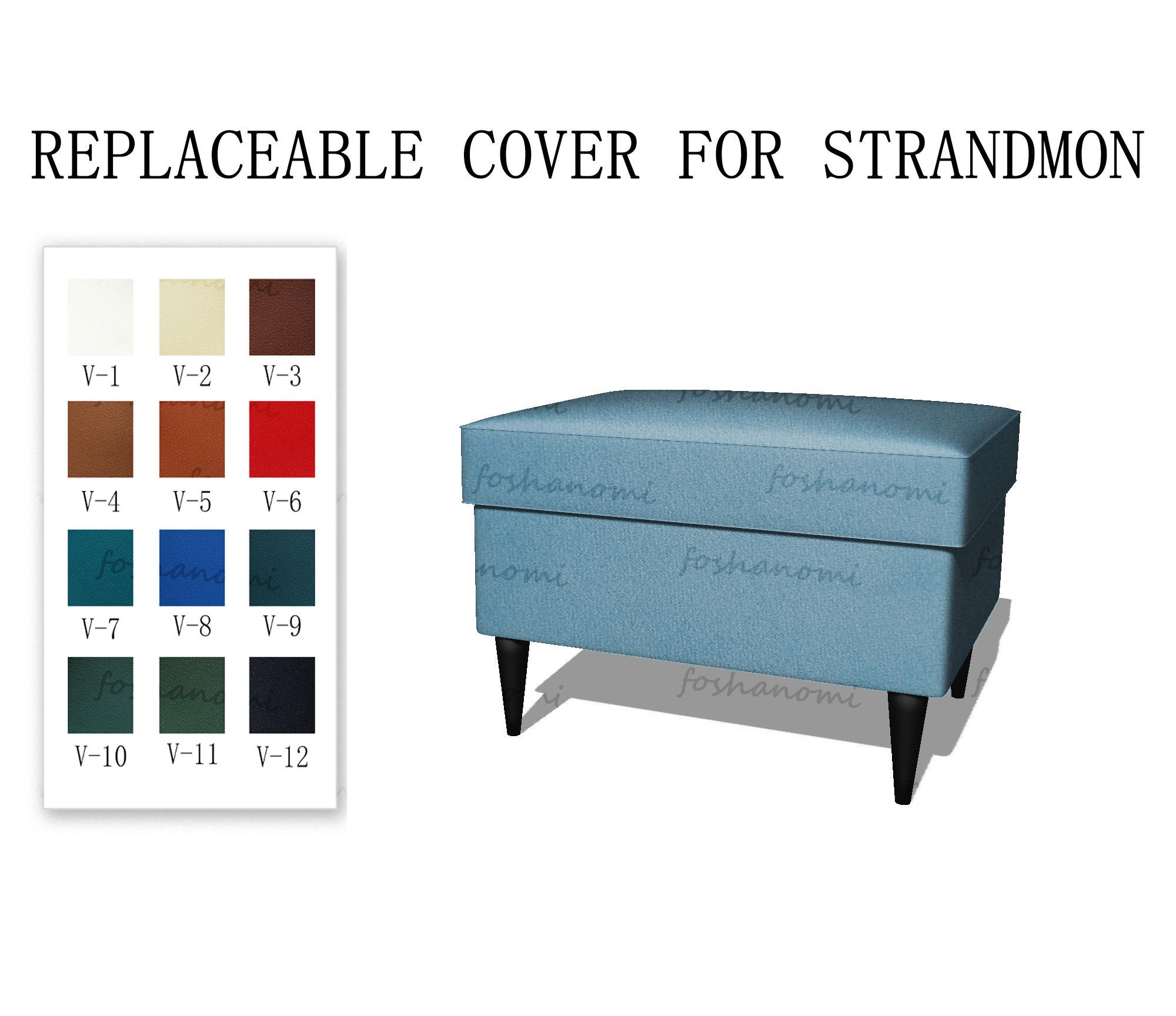 Replaceable Sofa Covers for Strandmonfootstool ottoman Covers strandmon Sofa Covers covers for Strandmon Sofa slipcovers for Ottoman Etsy