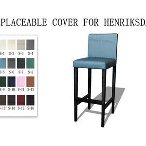 Replaceable Sofa Covers For HENRIKSDAL Bar Chair,Sofa covers,henriksdal sofa covers,Sofa cover for henriksdal,Couch covers for henriksdal