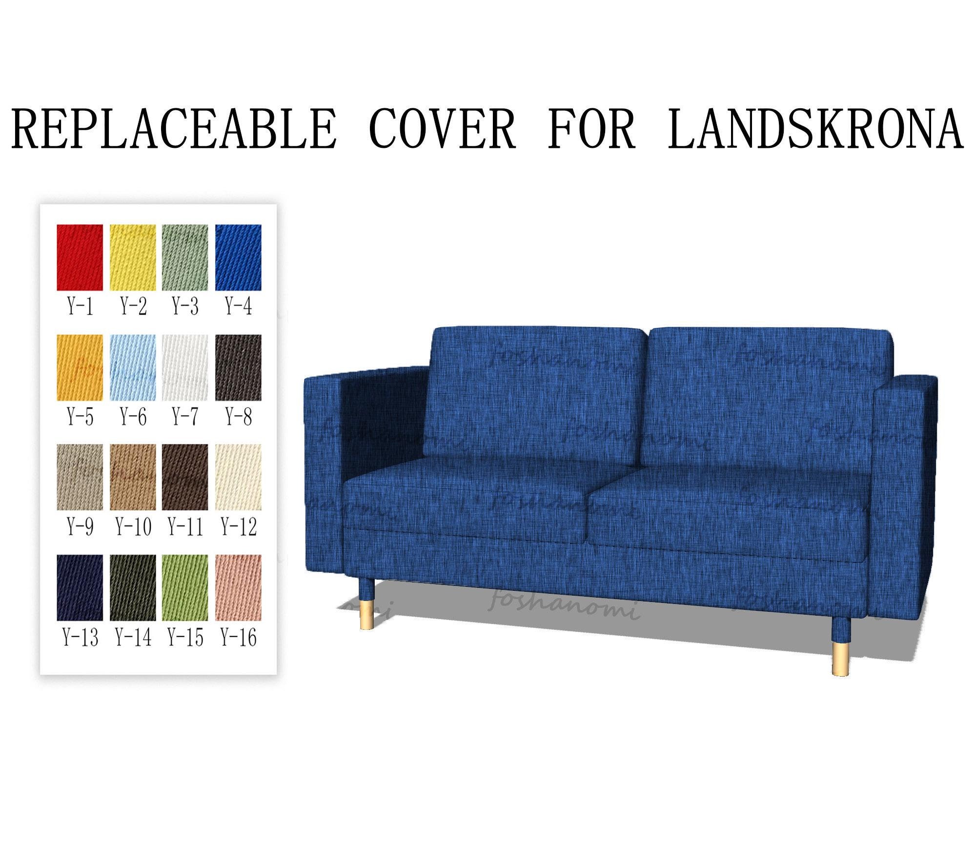 IKEA LANDSKRONA ネイビー ファブリックソファ 2人掛け 楽天市場】ikea 