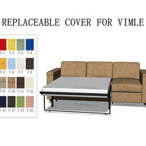 Replaceable Sofa Covers For VIMLE(3 Seats,3 Seats Bed),Sofa covers,Vimle sofa cover,sofa covers for Vimle,couch covers for Vimle,couch cover