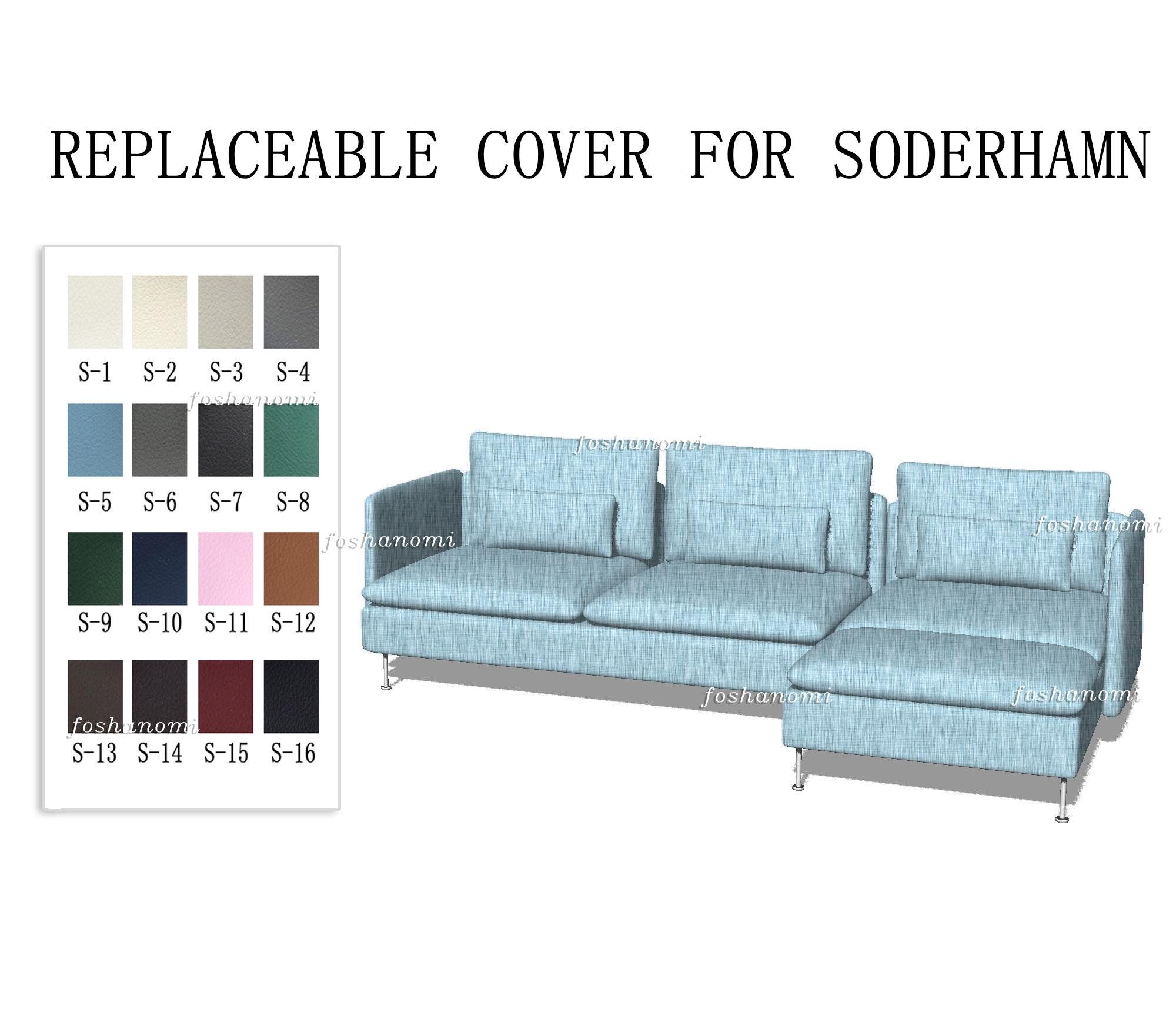 Ikea soderhamn cover leather - Etsy 日本