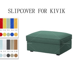 Replaceable Sofa Covers For KIVIK(Footstool),Sofa Cover for kivik,kivik sofa covers,Couch Covers For kivik,Couch Cover,cover for kivik couch
