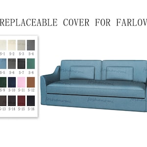 Austauschbare Sofabezüge für FÄRLÖV(3 Sitzer),Sofabezüge,FÄRLÖV Sofabezüge,Sofabezüge für Farlov,Couchbezüge für Farlov,Farlov Couch Bezug