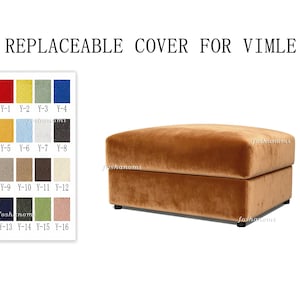 Replaceable Sofa Covers For VIMLE(Footstool),Vimle Slipcover,Comfortable,500 + fabric color options