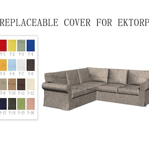 Replaceable Sofa Covers For EKTORP(5 Seats with corner/2+Corner+2),Sofa covers,Ektorp sofa covers,Couch Covers for Ektorp,Couch Covers