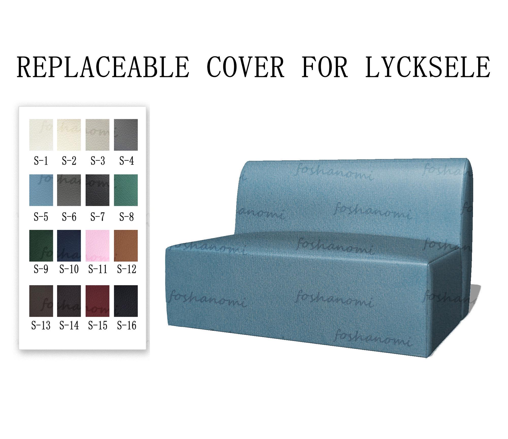 La housse de rechange Lycksele Lovas pour canapé-lit est fabriquée sur mesure pour Ikea Lycksele Sleeper ou futon. Pas de remplissage, pas d'ouate, facile à laver (coton blanc